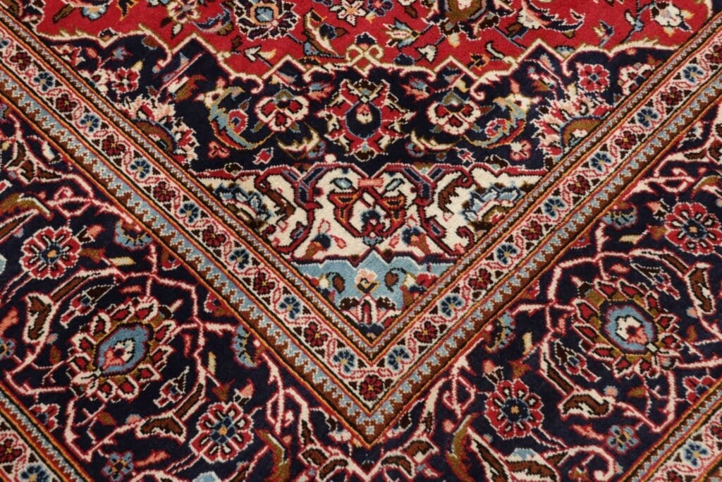 kashan-teppich-200-x-308cm-echte-schurwolle-handgeknupft-perserteppich-5 Kashan Persian Rug 200 × 308 cm, Wool, hand-knotted – view 6
