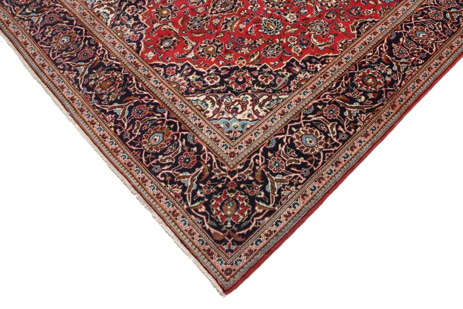 kashan-teppich-200-x-308cm-echte-schurwolle-handgeknupft-perserteppich-6 Kashan Persian Rug 200 × 308 cm, Wool, hand-knotted – view 7