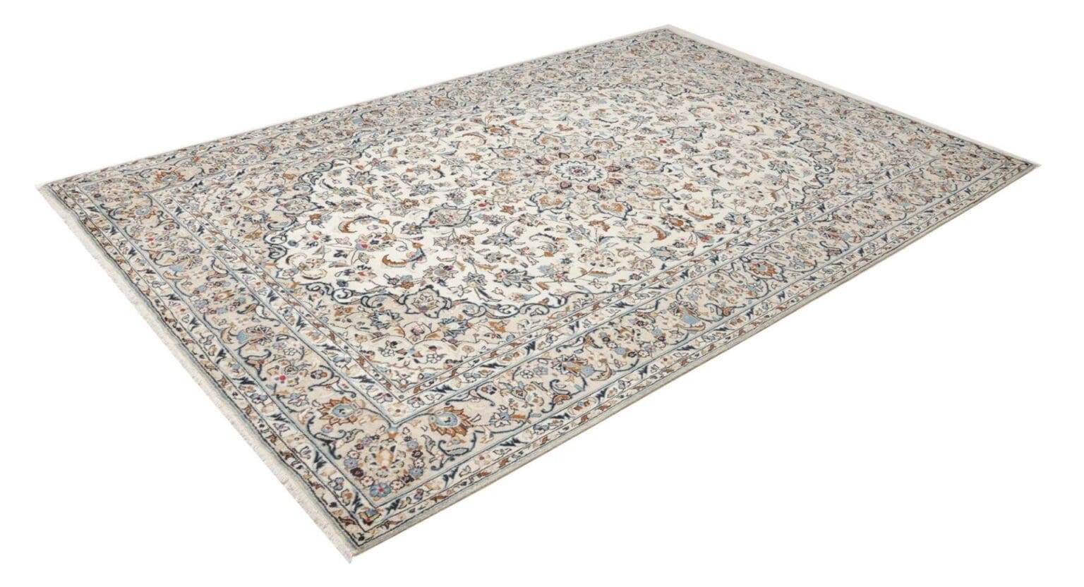 kashan-teppich-200-x-300cm-handgeknupft-aus-schurwolle-perserteppich-11 Kashan Persian Rug — hand-knotted, 200 × 300 cm, Wool – view 2