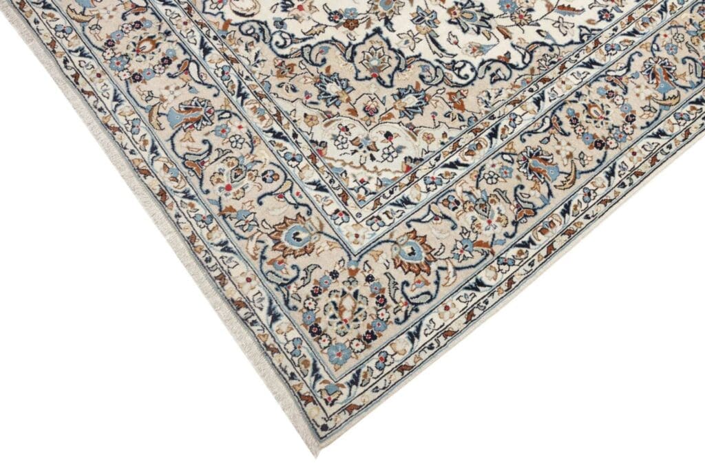 kashan-teppich-200-x-300cm-handgeknupft-aus-schurwolle-perserteppich-16 Kashan Persian Rug — hand-knotted, 200 × 300 cm, Wool – view 7