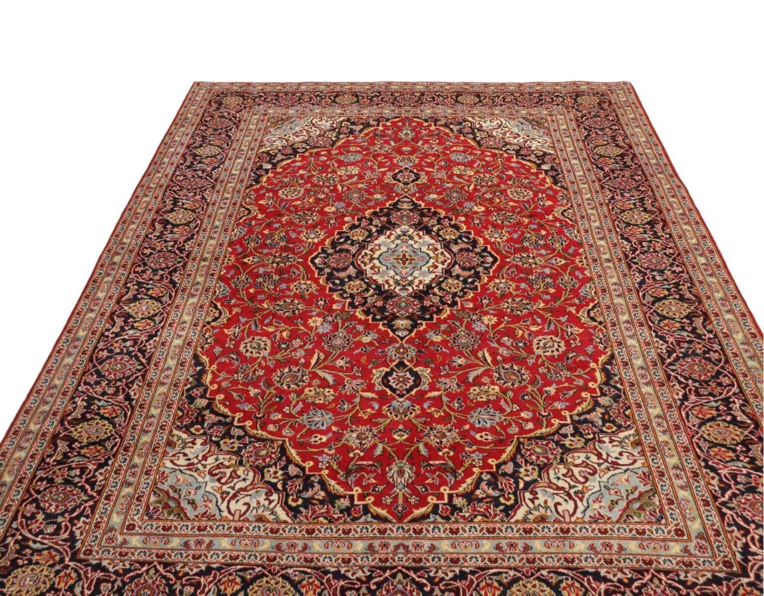 Kashan Persian Rug 206 × 297 cm, Wool, hand-knotted – view 4