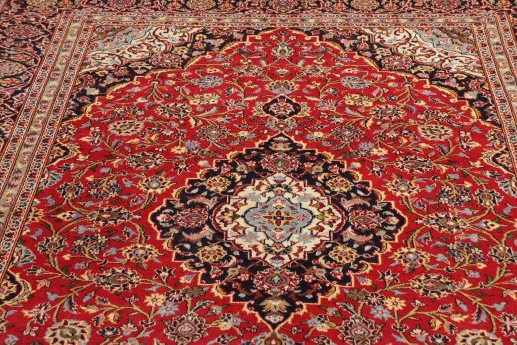 Kashan Persian Rug 206 × 297 cm, Wool, hand-knotted – view 8