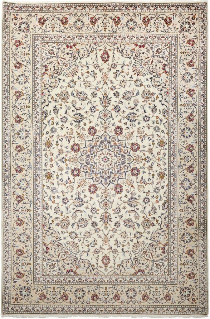 Kashan Persian Rug — hand-knotted, 203 × 300 cm, Wool