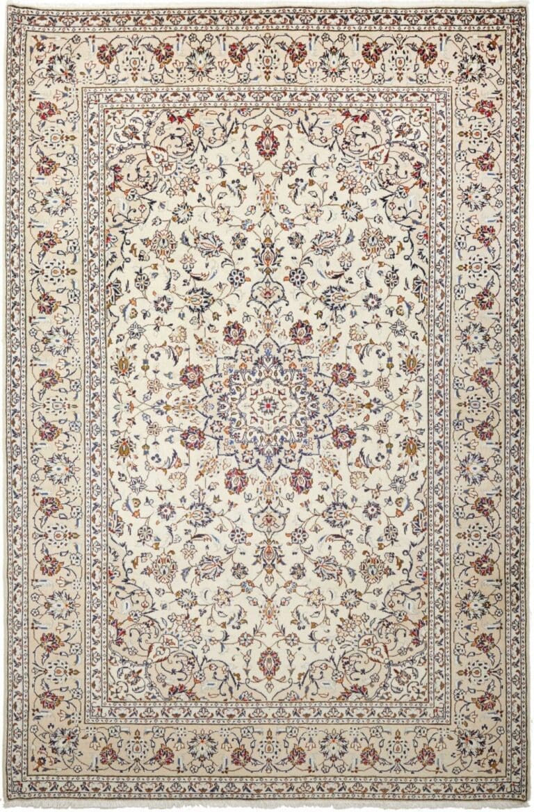 Kashan Persian Rug — hand-knotted, 203 × 300 cm, Wool