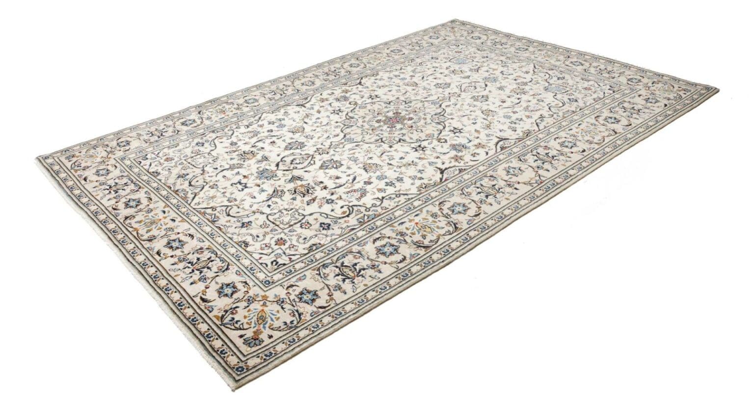 kashan-teppich-200-x-302cm-handgeknupft-schurwolle-perserteppich-1 Kashan Persian Rug — hand-knotted, 200 × 302 cm, Wool – view 2