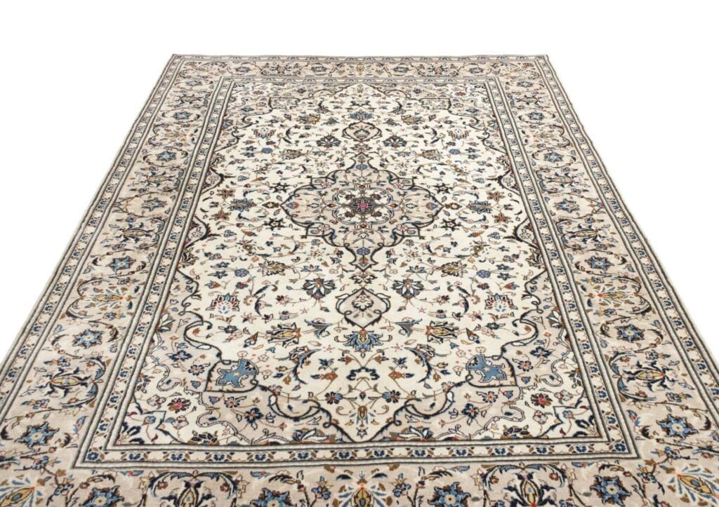 kashan-teppich-200-x-302cm-handgeknupft-schurwolle-perserteppich-3 Kashan Persian Rug — hand-knotted, 200 × 302 cm, Wool – view 4