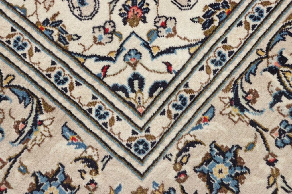 kashan-teppich-200-x-302cm-handgeknupft-schurwolle-perserteppich-5 Kashan Persian Rug — hand-knotted, 200 × 302 cm, Wool – view 6