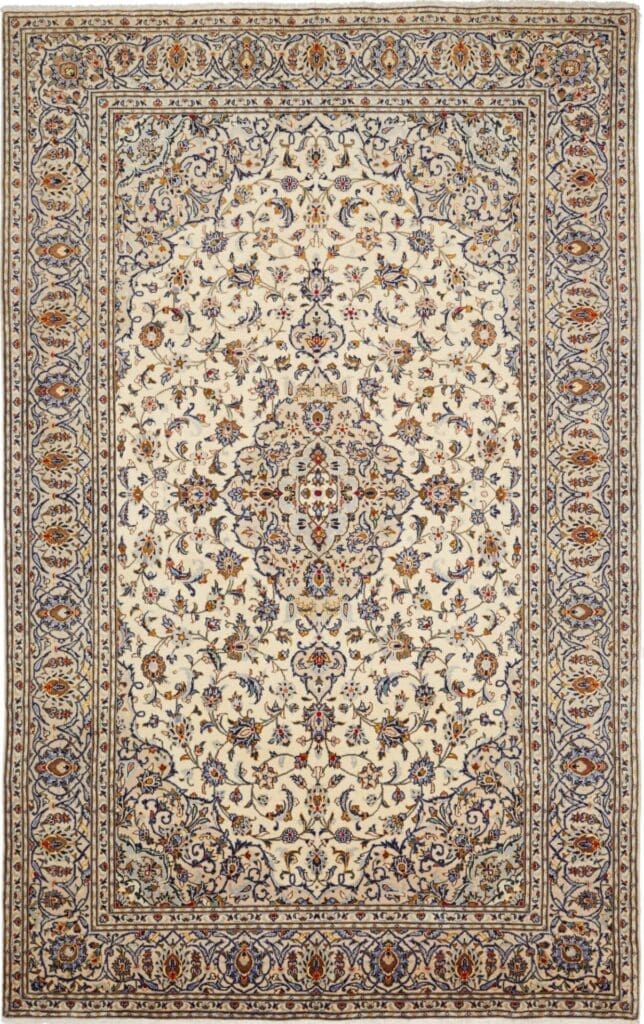 kashan-teppich-200-x-315-cm-florale-muster-handgeknupft-perserteppich Kashan Persian Rug 200 × 315 cm, Wool, hand-knotted