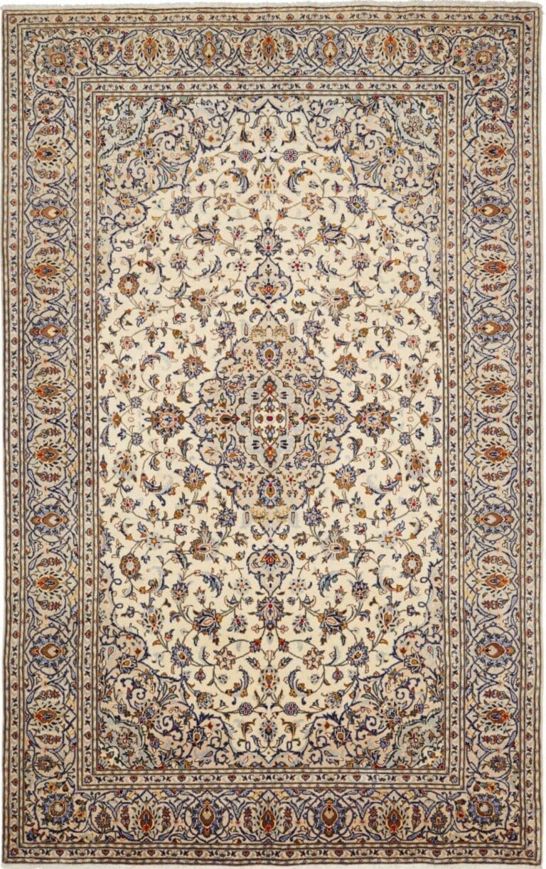 Kashan Persian Rug 200 × 315 cm, Wool, hand-knotted