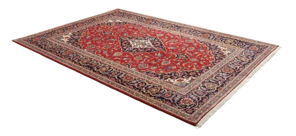 kashan-teppich-206-x-293-cm-handgeknupft-perserteppich-2 Kashan Persian Rug — hand-knotted, 206 × 293 cm, Wool – view 3