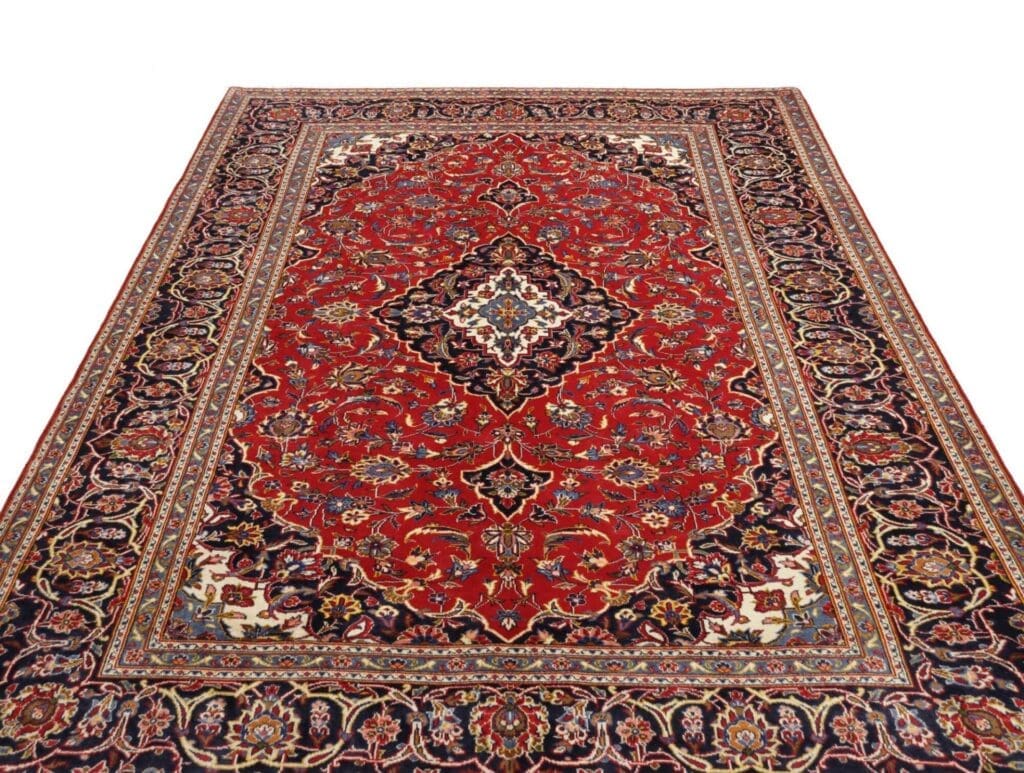 kashan-teppich-206-x-293-cm-handgeknupft-perserteppich-3 Kashan Persian Rug — hand-knotted, 206 × 293 cm, Wool – view 4