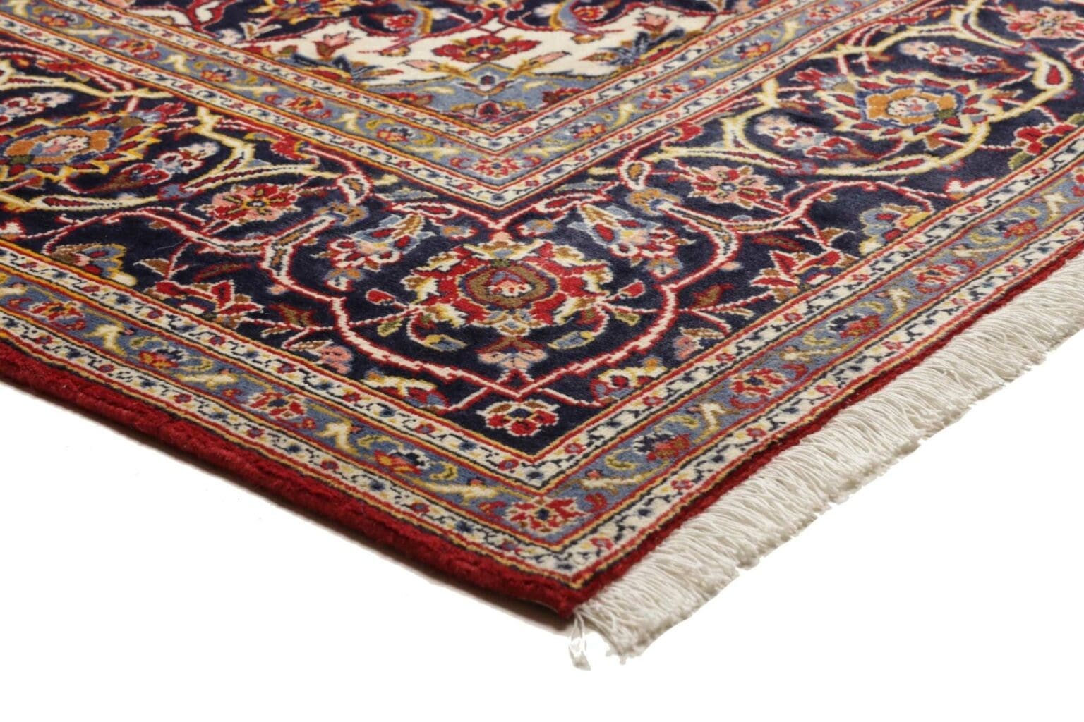 kashan-teppich-206-x-293-cm-handgeknupft-perserteppich-4 Kashan Persian Rug — hand-knotted, 206 × 293 cm, Wool – view 5