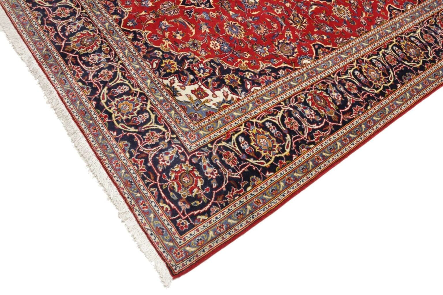 kashan-teppich-206-x-293-cm-handgeknupft-perserteppich-6 Kashan Persian Rug — hand-knotted, 206 × 293 cm, Wool – view 7