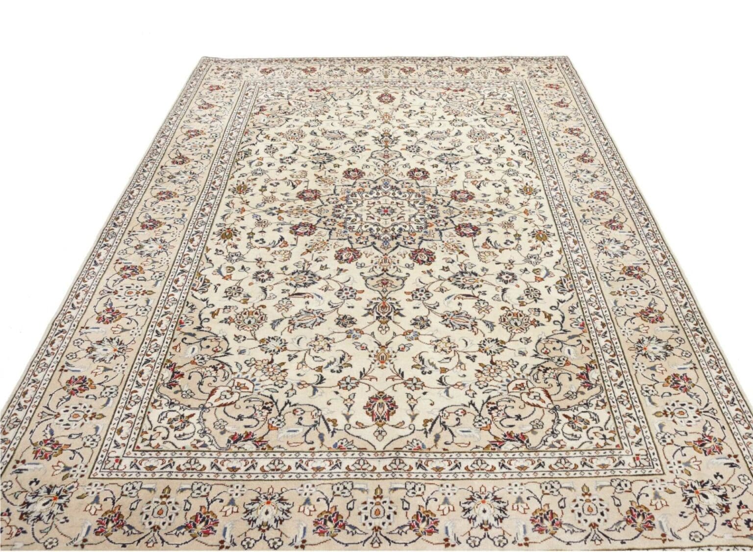 Kashan Persian Rug — hand-knotted, 203 × 300 cm, Wool – view 4