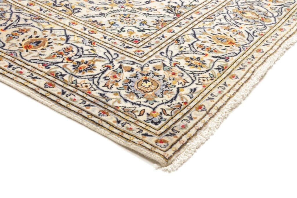 kashan-teppich-200-x-315-cm-florale-muster-handgeknupft-perserteppich-4 Kashan Persian Rug 200 × 315 cm, Wool, hand-knotted – view 5