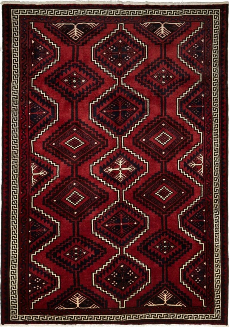 Loribaft Persian Rug — hand-knotted, 226 × 307 cm, Wool