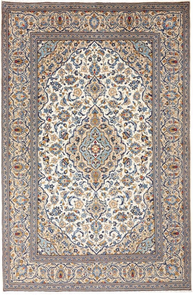 kashan-teppich-196-x-295-cm-handgeknupft-perserteppich Kashan Persian Rug — hand-knotted, 196 × 295 cm, Wool