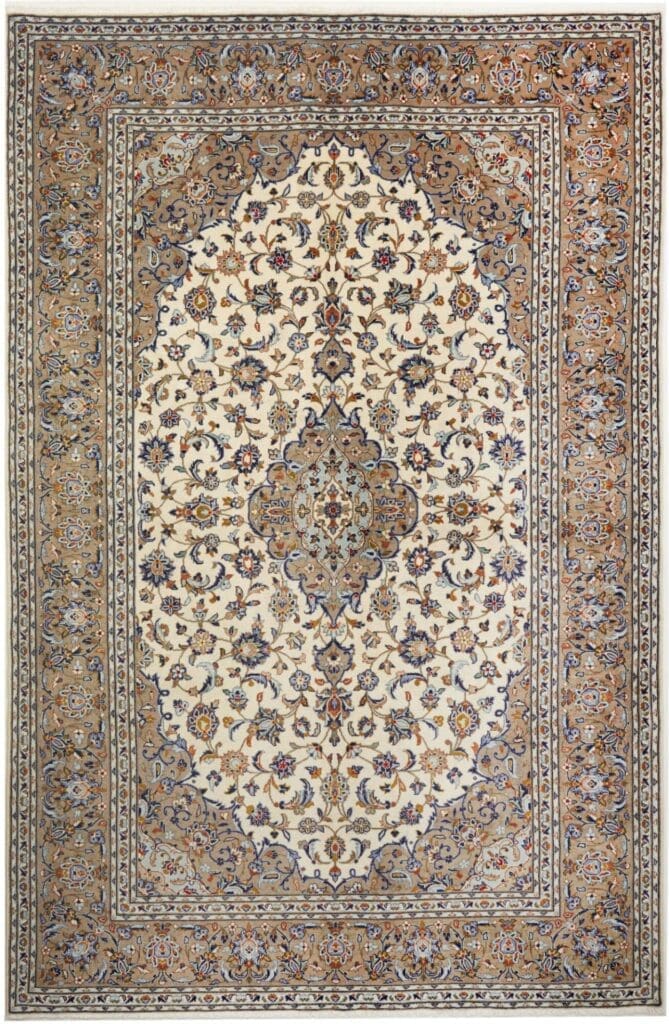 kashan-teppich-206-x-310cm-strapazierfahig-handgeknupft-perserteppich Kashan Persian Rug 206 × 310 cm, Wool, hand-knotted