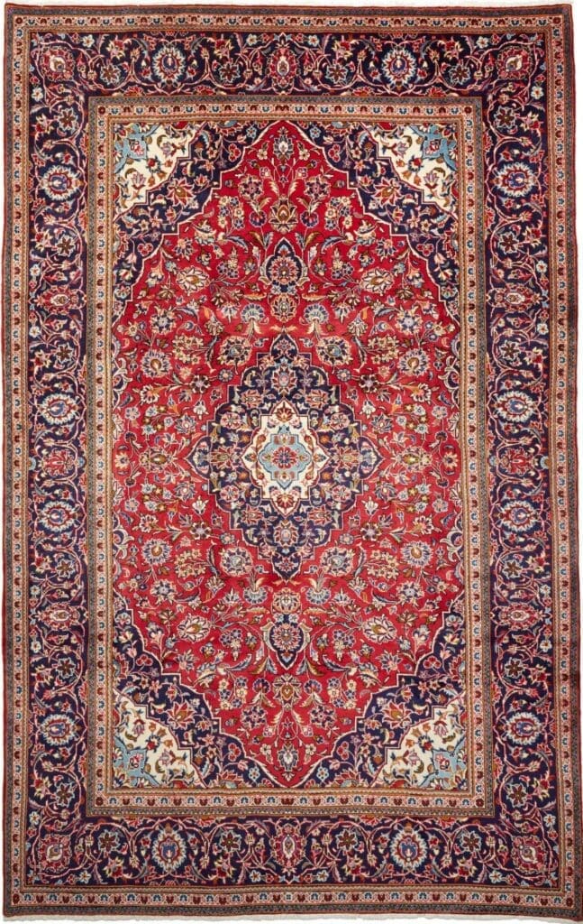 kashan-teppich-200-x-304cm-handgeknupft-perserteppich-wolle Kashan Persian Rug — hand-knotted, 200 × 304 cm, Wool