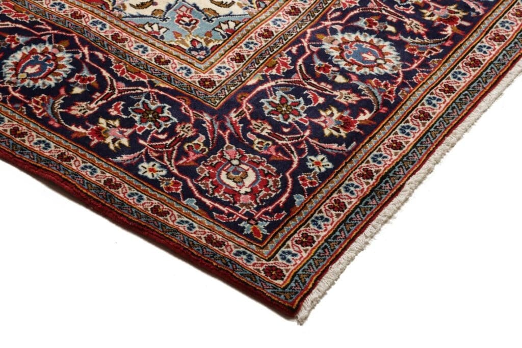 kashan-teppich-203x315-cm-handgeknupft-schurwolle-perserteppich-4 Kashan Persian Rug — hand-knotted, Wool – view 5