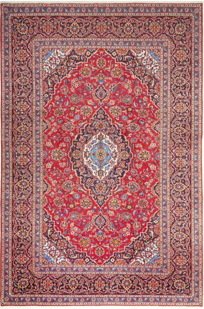 Kashan Persian Rug 201 × 298 cm, Wool, hand-knotted