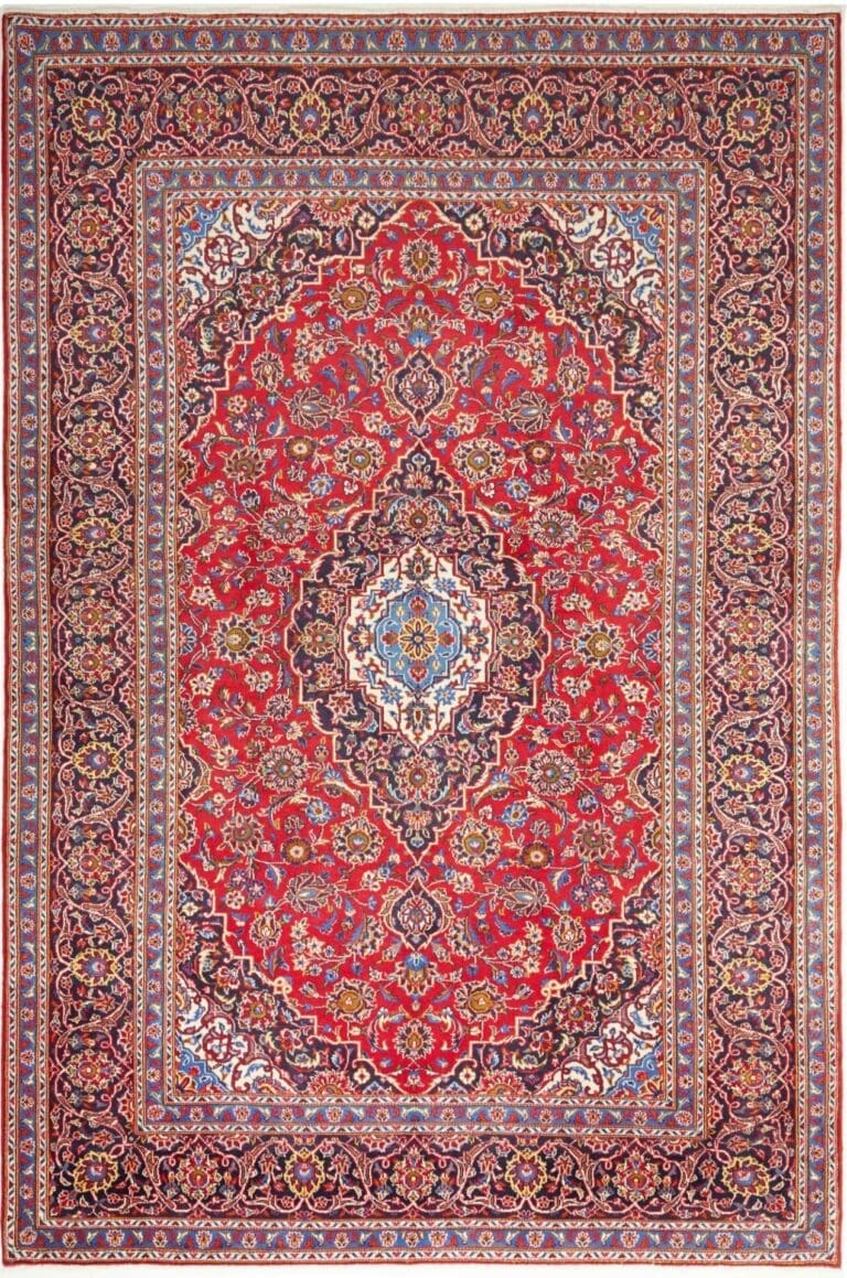 Kashan Persian Rug 201 × 298 cm, Wool, hand-knotted