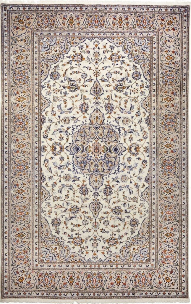 Kashan Persian Rug — hand-knotted, 206 × 320 cm, Wool