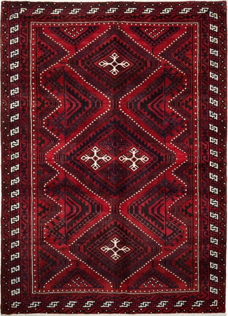 Loribaft Persian Rug — hand-knotted, 216 × 295 cm, Wool