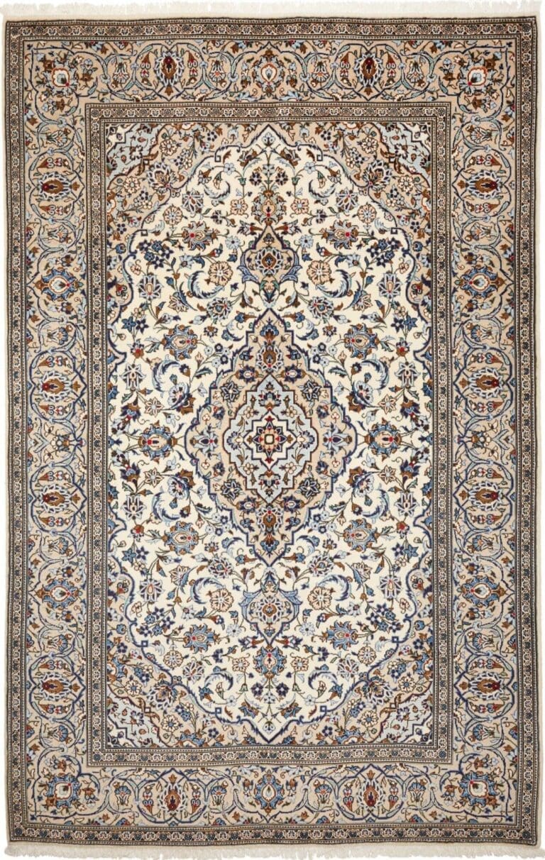Kashan Persian Rug — hand-knotted, 200 × 304 cm, Wool