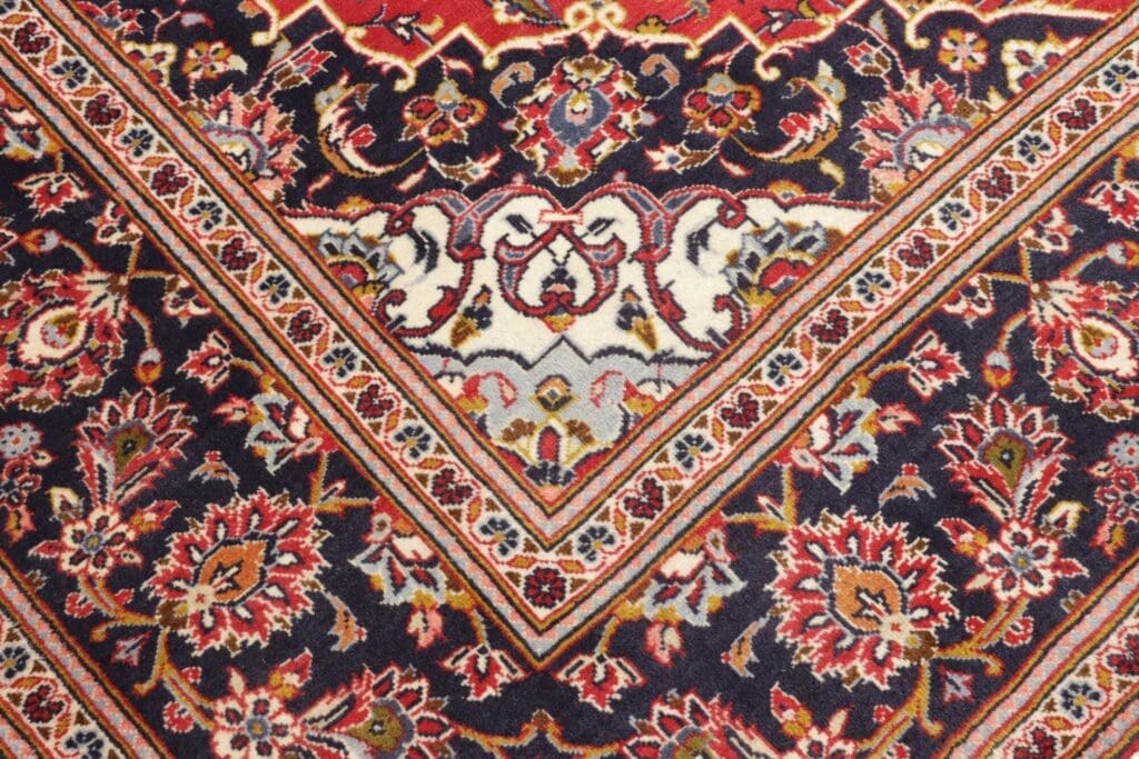 kashan-teppich-208-x-300cm-schurwolle-handgeknupft-perserteppich-5 Hand-Knotted Wool Kashan Persian Rug, 208 × 300 cm – view 6