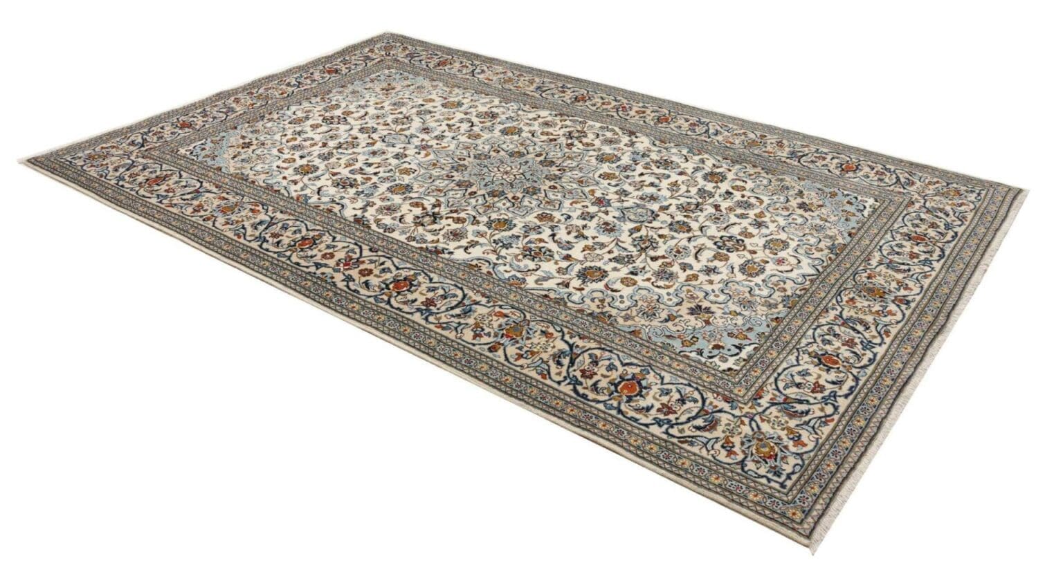 kashan-teppich-200-x-308-cm-handgeknupft-perserteppich-2 Kashan Persian Rug 200 × 308 cm, Wool, hand-knotted – view 3
