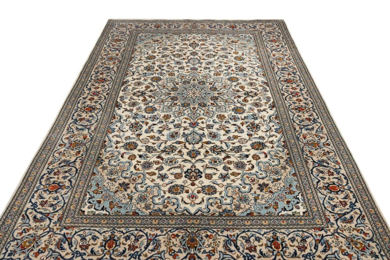 kashan-teppich-200-x-308-cm-handgeknupft-perserteppich-3 Kashan Persian Rug 200 × 308 cm, Wool, hand-knotted – view 4