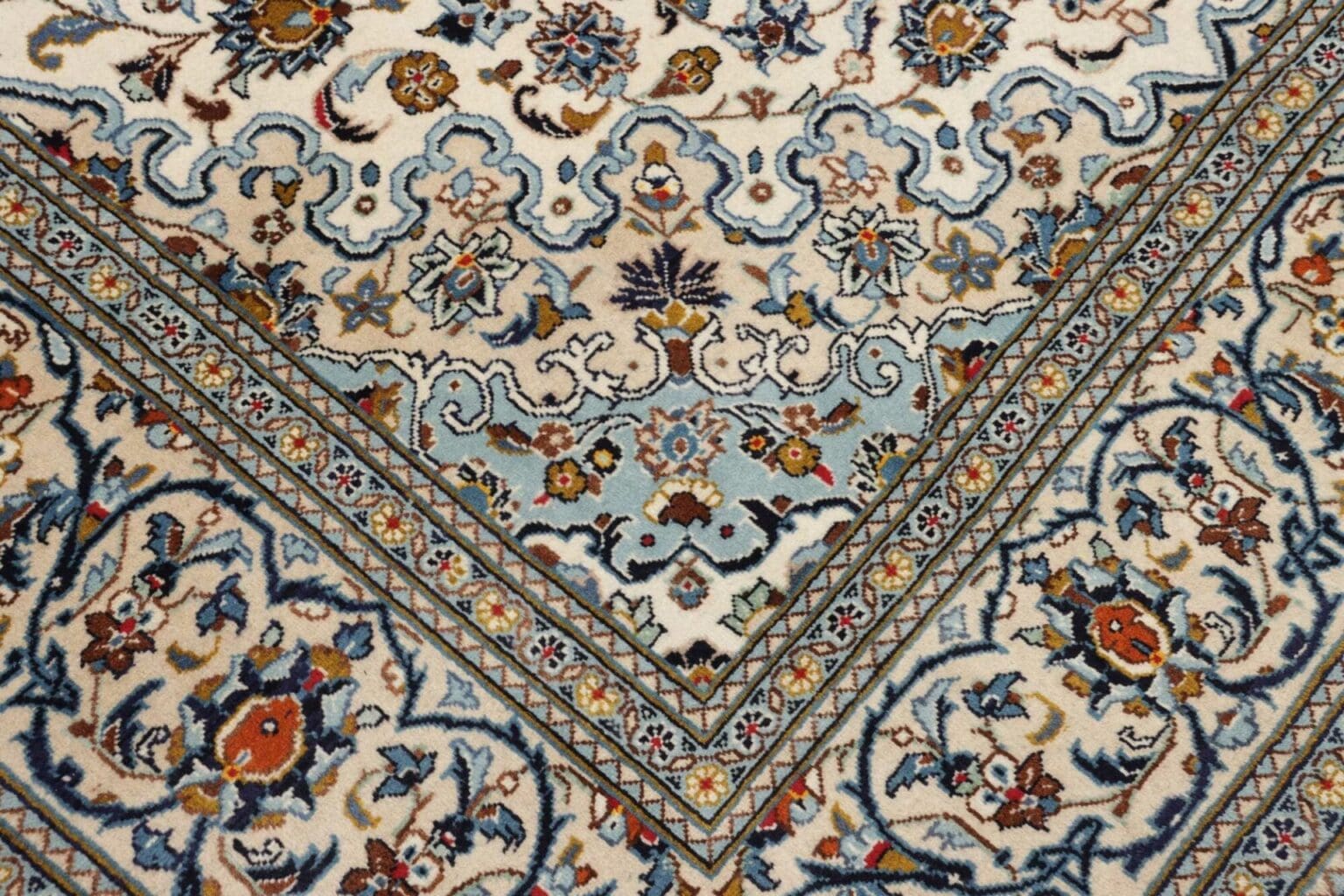 kashan-teppich-200-x-308-cm-handgeknupft-perserteppich-5 Kashan Persian Rug 200 × 308 cm, Wool, hand-knotted – view 6