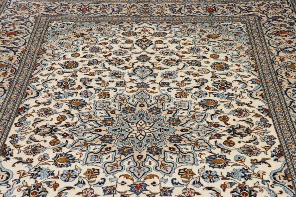 kashan-teppich-200-x-308-cm-handgeknupft-perserteppich-7 Kashan Persian Rug 200 × 308 cm, Wool, hand-knotted – view 8