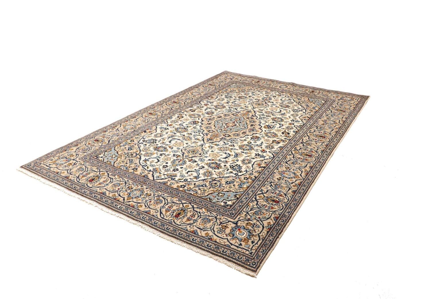 kashan-teppich-196-x-295-cm-handgeknupft-perserteppich-1 Kashan Persian Rug — hand-knotted, 196 × 295 cm, Wool – view 2