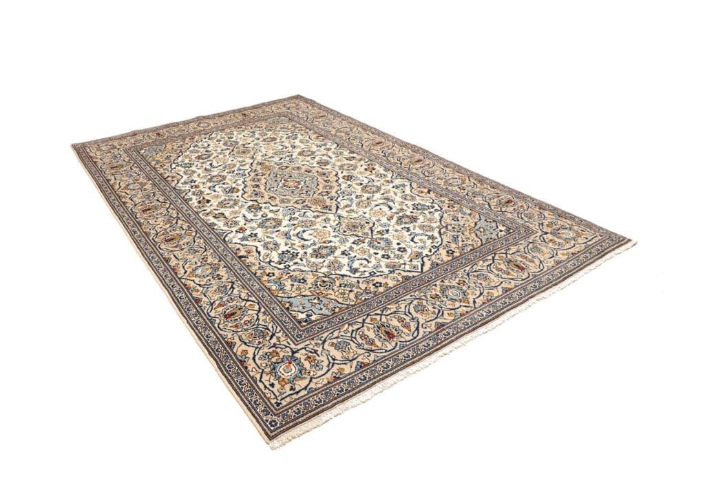 kashan-teppich-196-x-295-cm-handgeknupft-perserteppich-2 Kashan Persian Rug — hand-knotted, 196 × 295 cm, Wool – view 3