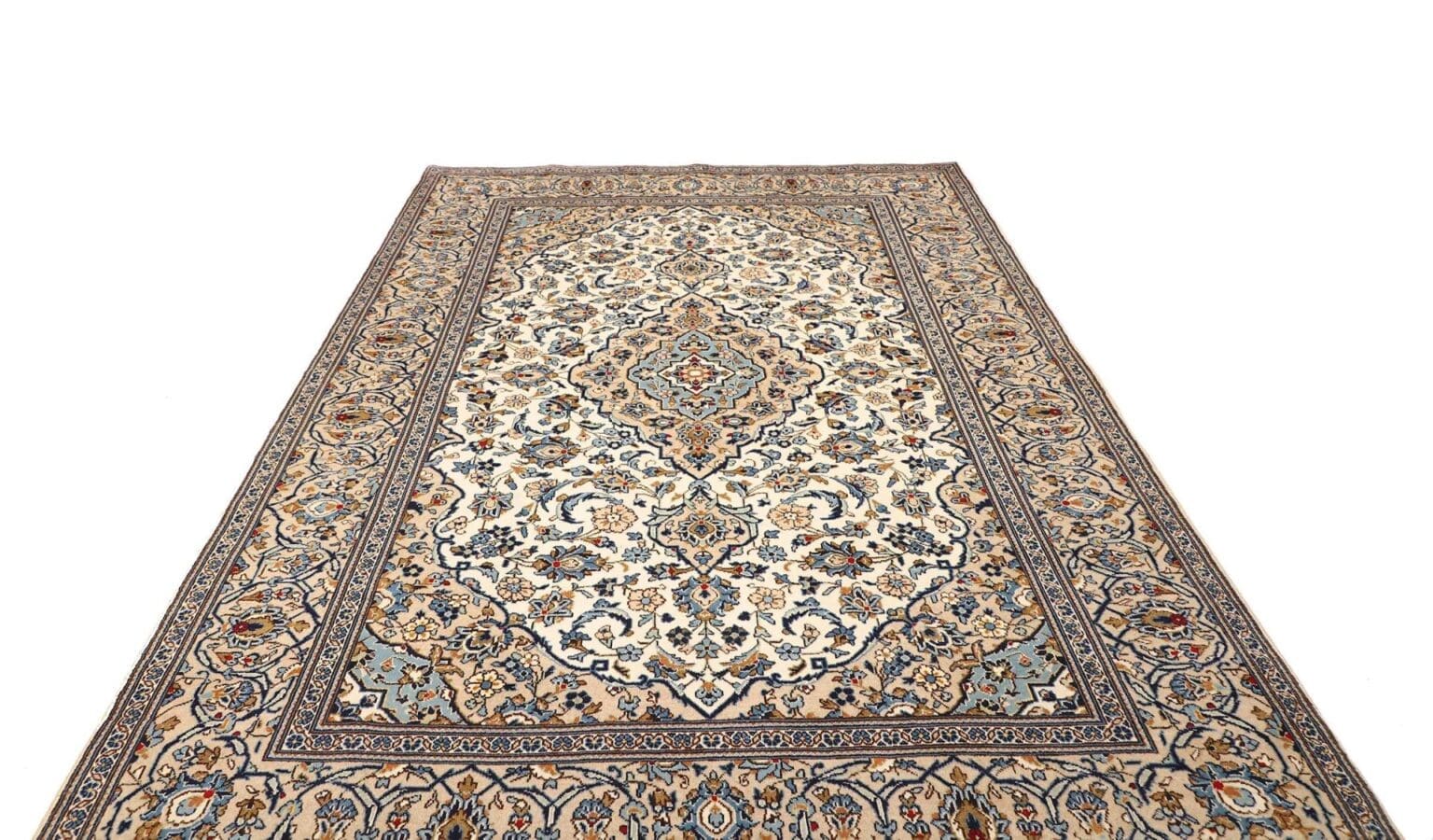 kashan-teppich-196-x-295-cm-handgeknupft-perserteppich-3 Kashan Persian Rug — hand-knotted, 196 × 295 cm, Wool – view 4