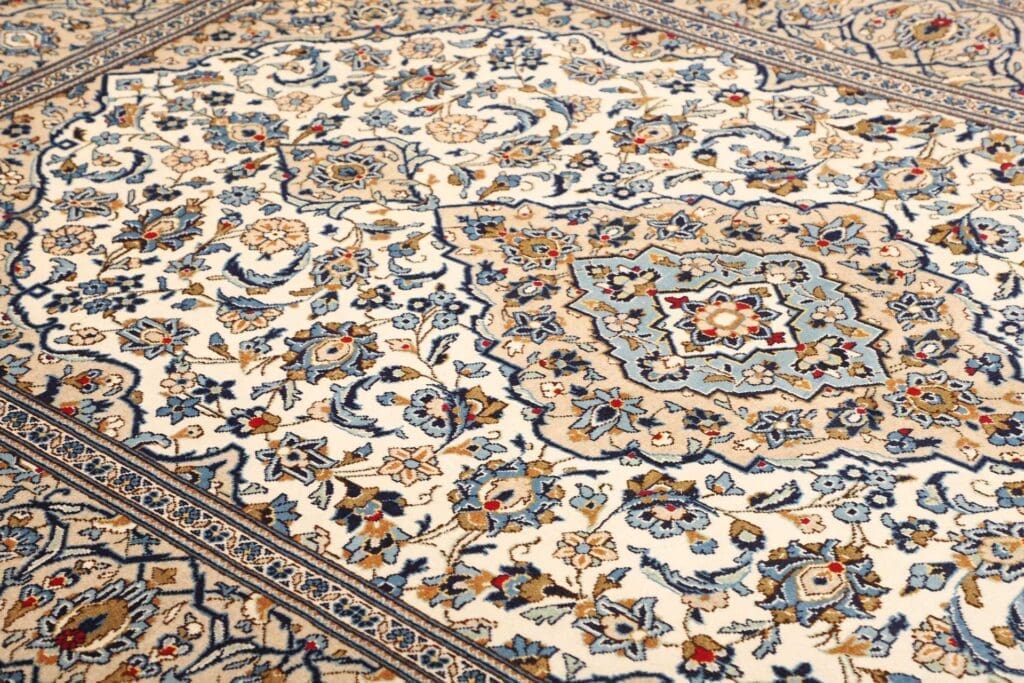 kashan-teppich-196-x-295-cm-handgeknupft-perserteppich-6 Kashan Persian Rug — hand-knotted, 196 × 295 cm, Wool – view 7