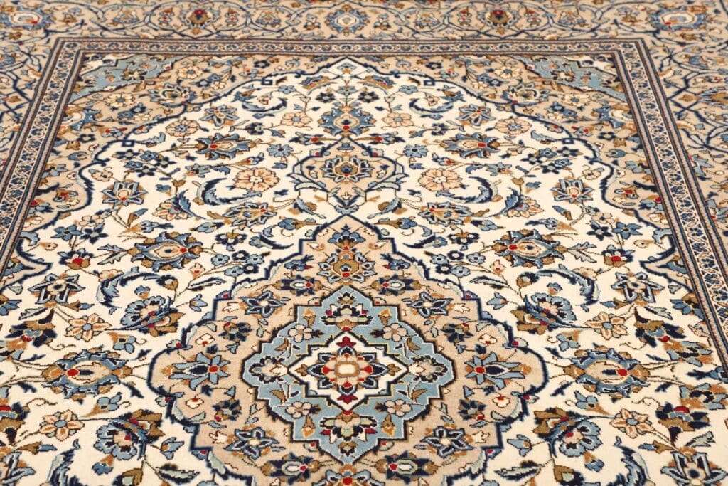 kashan-teppich-196-x-295-cm-handgeknupft-perserteppich-7 Kashan Persian Rug — hand-knotted, 196 × 295 cm, Wool – view 8