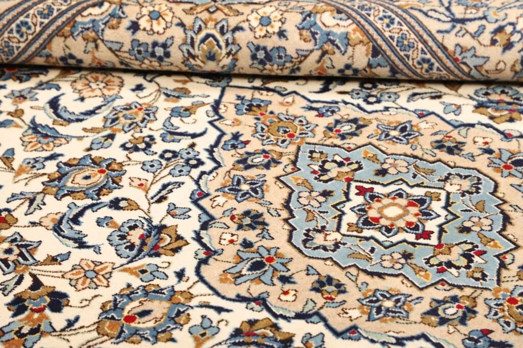 kashan-teppich-196-x-295-cm-handgeknupft-perserteppich-9 Kashan Persian Rug — hand-knotted, 196 × 295 cm, Wool – view 10