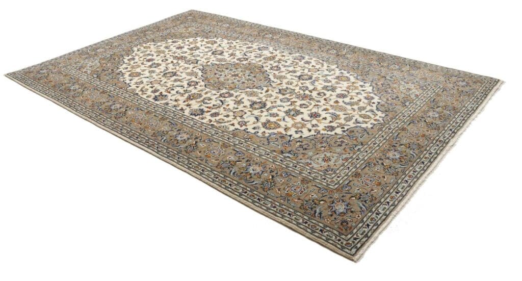 kashan-teppich-206-x-310cm-strapazierfahig-handgeknupft-perserteppich-2 Kashan Persian Rug 206 × 310 cm, Wool, hand-knotted – view 3
