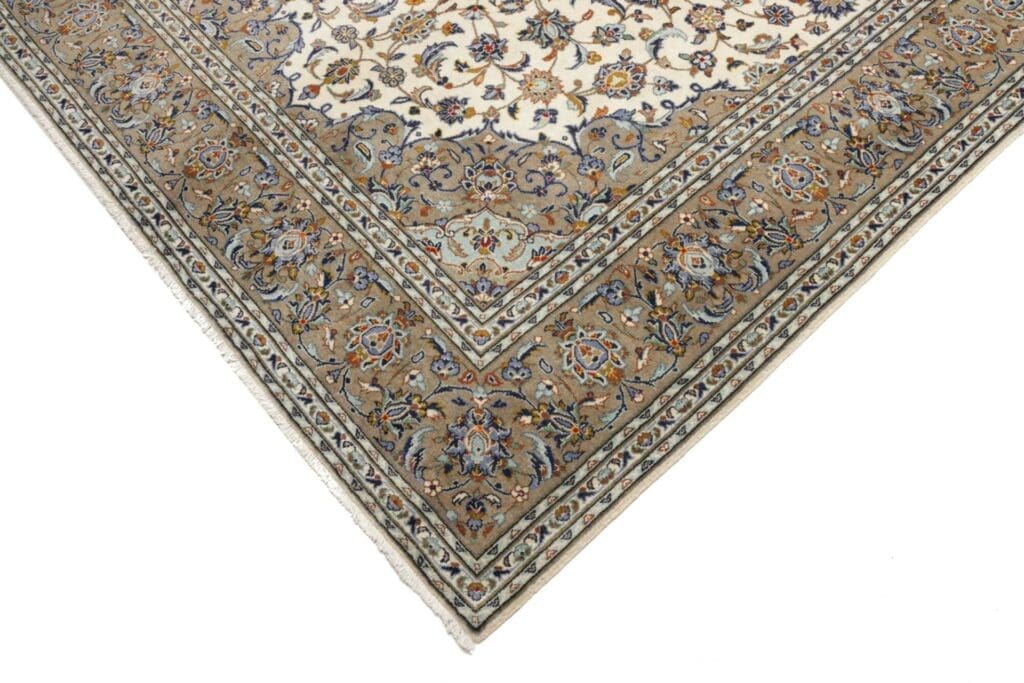 kashan-teppich-206-x-310cm-strapazierfahig-handgeknupft-perserteppich-6 Kashan Persian Rug 206 × 310 cm, Wool, hand-knotted – view 7