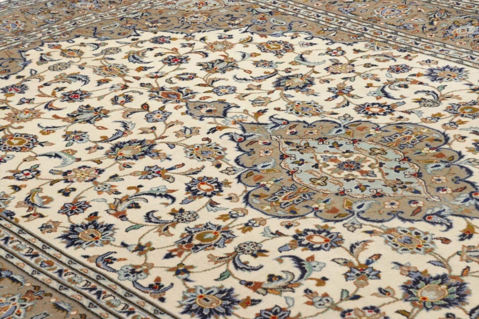 kashan-teppich-206-x-310cm-strapazierfahig-handgeknupft-perserteppich-7 Kashan Persian Rug 206 × 310 cm, Wool, hand-knotted – view 8