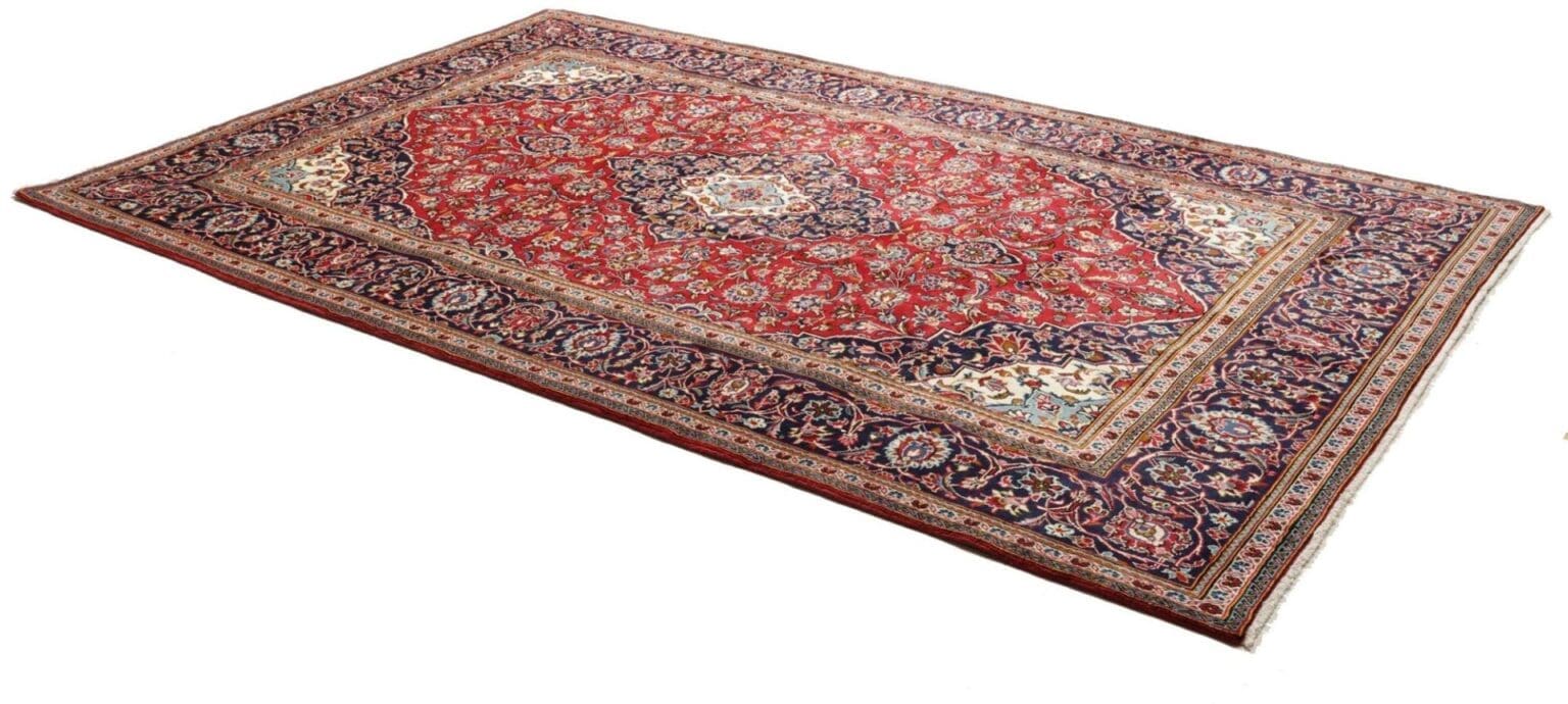 kashan-teppich-200-x-304cm-handgeknupft-perserteppich-wolle-3 Kashan Persian Rug — hand-knotted, 200 × 304 cm, Wool – view 3