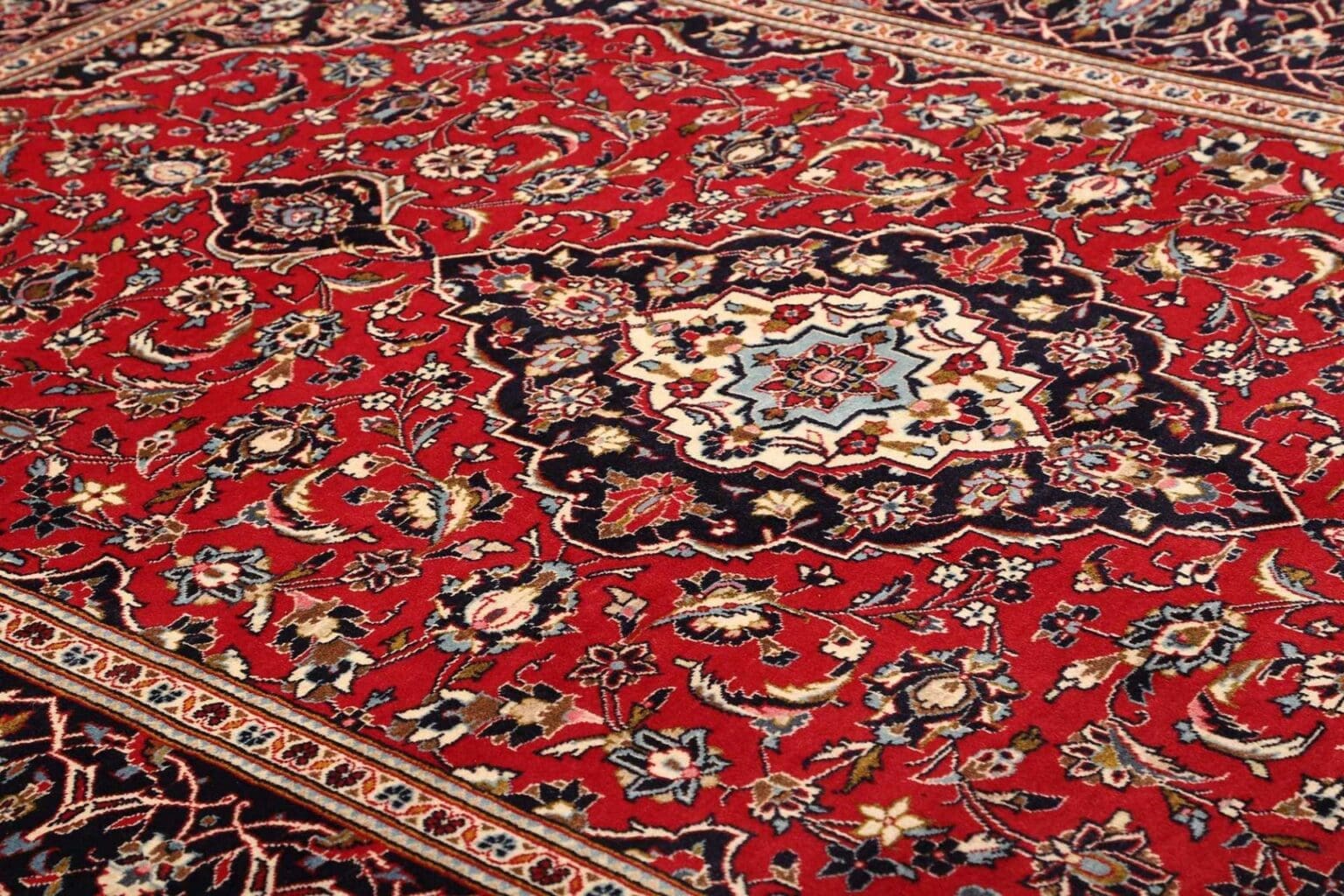 Kashan Persian Rug 195 × 295 cm, Wool, hand-knotted – view 7