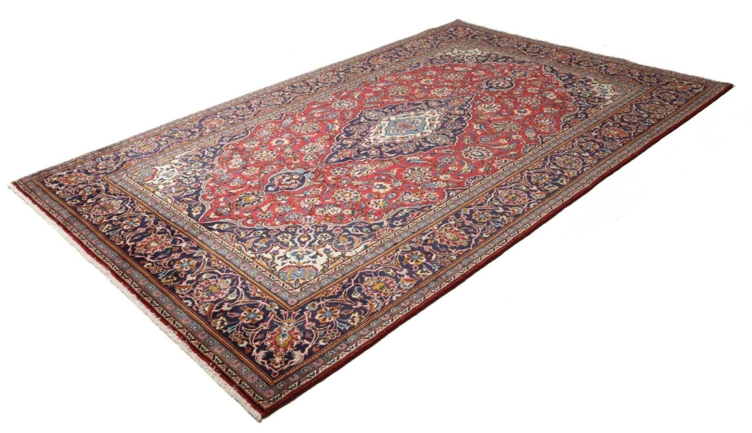 kashan-teppich-199-x-313cm-handgeknupft-perserteppich-1 Kashan Persian Rug 199 × 313 cm, Wool, hand-knotted – view 2