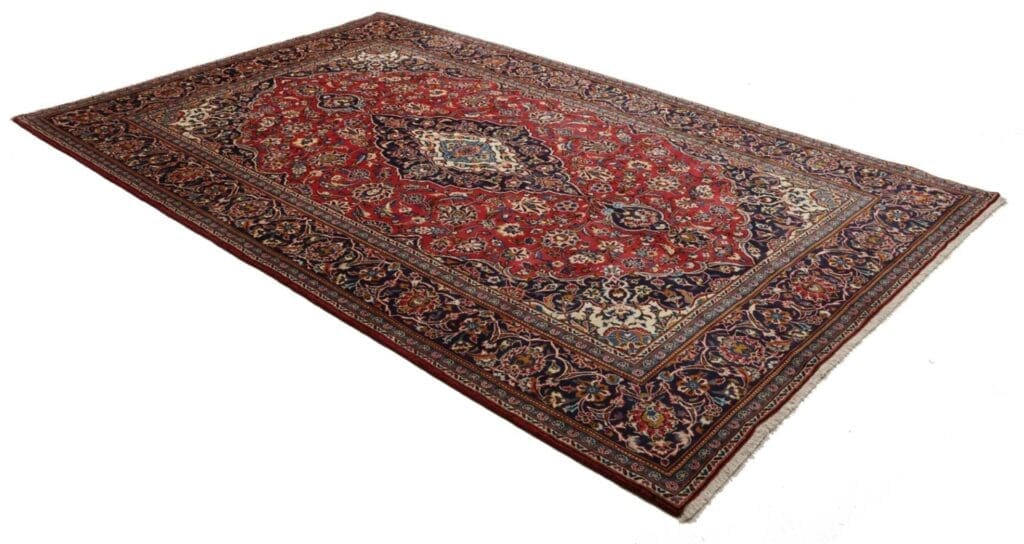 kashan-teppich-199-x-313cm-handgeknupft-perserteppich-2 Kashan Persian Rug 199 × 313 cm, Wool, hand-knotted – view 3