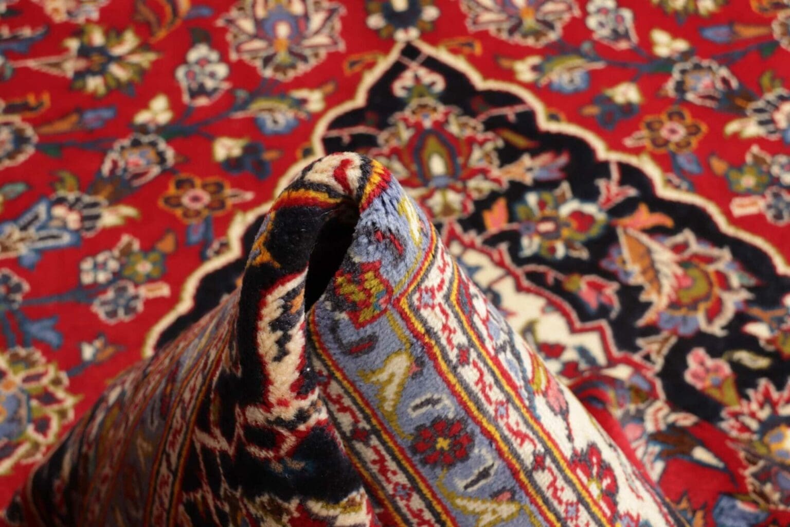 kashan-teppich-199-x-313cm-handgeknupft-perserteppich-9 Kashan Persian Rug 199 × 313 cm, Wool, hand-knotted – view 10