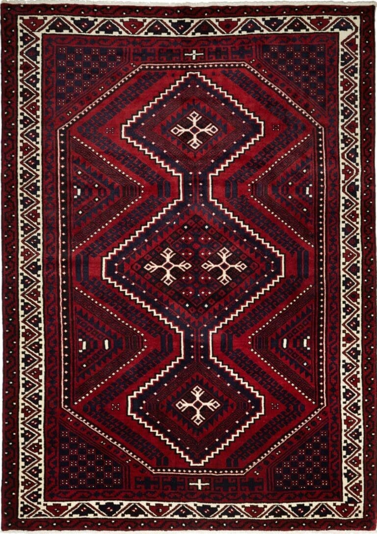 Loribaft Persian Rug — hand-knotted, 225 × 310 cm, Wool