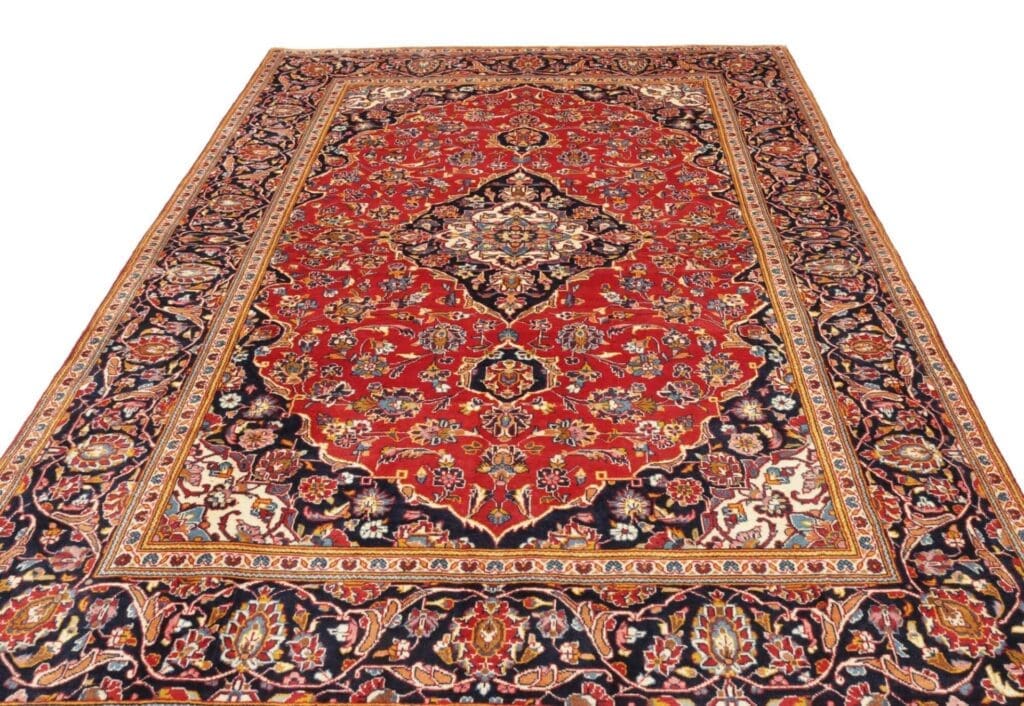 kashan-teppich-200-x-300cm-handgeknupft-perserteppich-3 Hand-Knotted Wool Kashan Persian Rug, 200 × 300 cm – view 4
